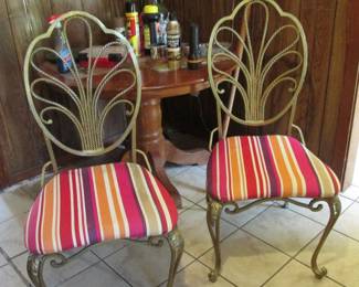 Metal vintage charirs