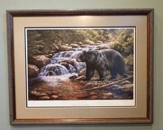 Rosemary Millette 'Shadow of the Forest - Black Bear' Limited Edition Print