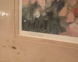 Matthew Albert Miles Limited Edition Floral Print