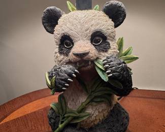 Panda Bear Figural Table Lamp