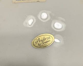Andrea by Sadek Decorative Floral Plate