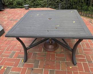 Outdoor Square Patio Dining Table