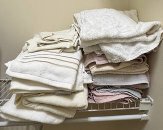 Assorted Vintage and Modern Bath Towel Collection