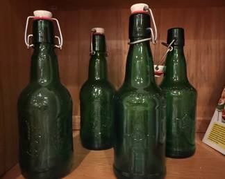 Vintage Grolsch Swing-Top Beer Bottles
