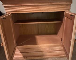 Traditional Oak Two-Door Cabinet