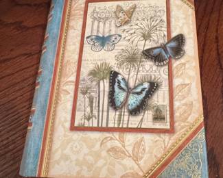 Punch Studio Butterfly Botanical Book-Style Note Card Set