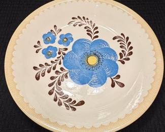 Vintage Royal China by Jeannette Blue Floral Salad Plate
