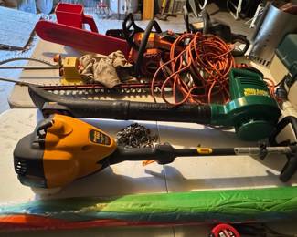 Collection of Assorted Outdoor Power Equipment