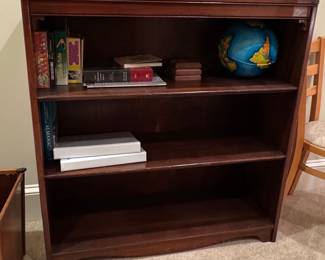 Traditional Mahogany Open Bookcase