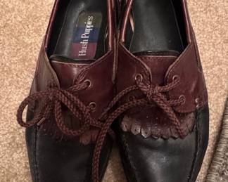 Hush Puppies Two-Tone Leather Kiltie Loafers