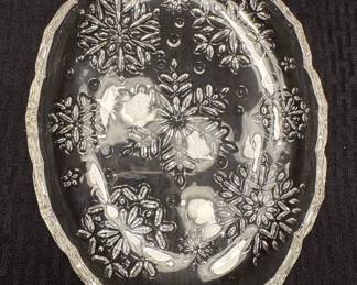 Mikasa Snowflake Oval Sweet Dish