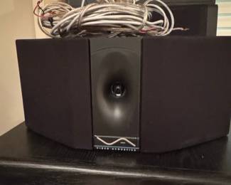 JBL Powered Subwoofer and Video Acoustics VA-1300 Center Channel Speaker