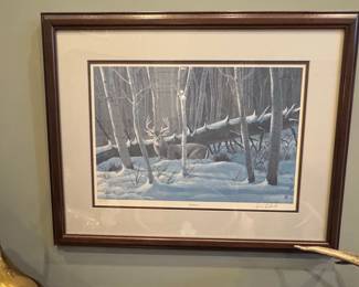 Dave Hiebert Signed Limited Edition Print 'Whitetail King'
