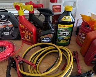 Assorted Garage and Garden Maintenance Items