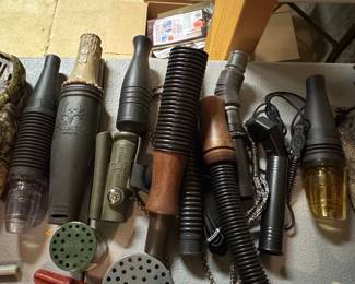 Collection of Assorted Hunting Game Calls