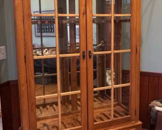 American Drew Wooden Gun Cabinet