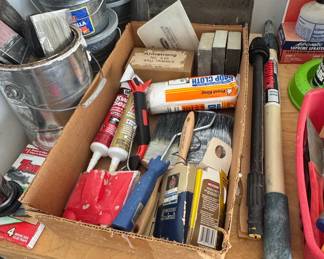 Assorted Painter's Tools and Supplies Lot