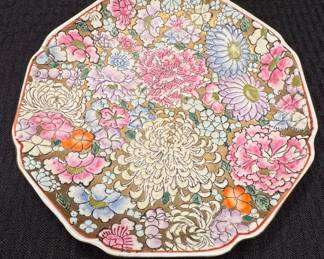 Andrea by Sadek Decorative Floral Plate