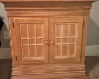 Traditional Oak Two-Door Cabinet