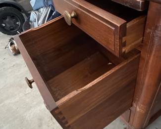 Vintage Executive Pedestal Desk
