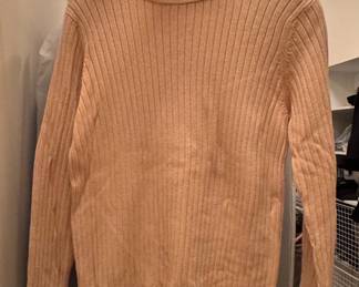 Women's Mock Neck Ribbed Sweater