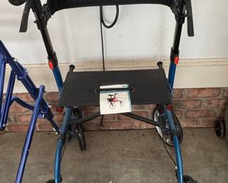 Drive Medical Four-Wheel Rollator Walker