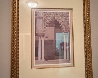 Framed Print of Moorish Architecture, Alhambra