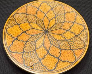 Moroccan Fes Decorative Ceramic Platter