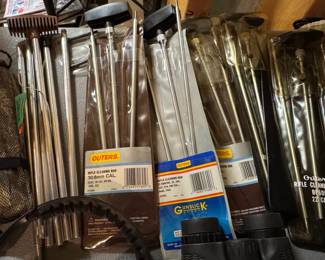 Collection of Outers and Gunslick Rifle Cleaning Rods