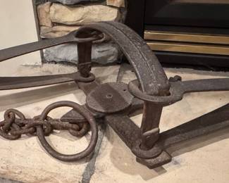 Antique Double Long Spring Animal Trap