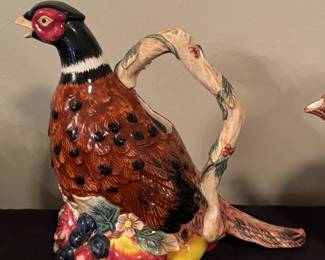 Fitz and Floyd Omnibus Pheasant Collection pieces