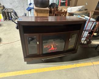 Electric fireplace mantle