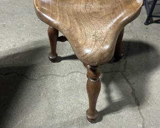 Wood grain stool