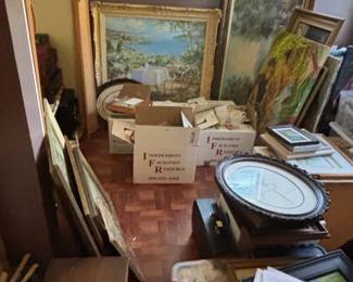 Collection of Framed Fine Art and Decorative Prints
