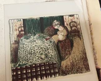 Edouard Vuillard Maternit Color Lithograph