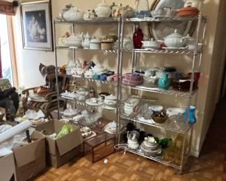 Estate Collection of Assorted Vintage Glassware and Decor