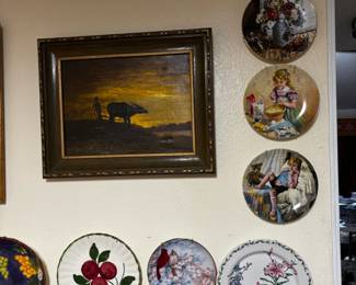 Collection of Seven Decorative Collector Plates