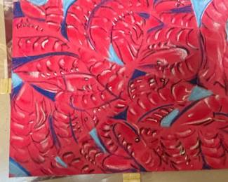 Cosio Abstract Pastel Drawing