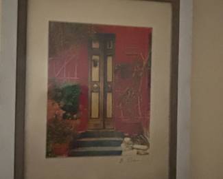 B. Sam Signed Architectural Print