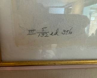 5/132 ed 396 Signed Lithograph by Edna Hibel
