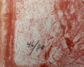 Lithograph by Edna Hibel Number 46/80