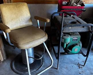 Vintage barber chair