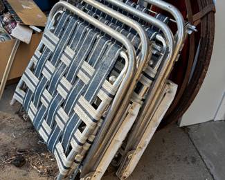Vintage lawn chairs