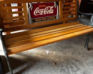 Coca-Cola bench
