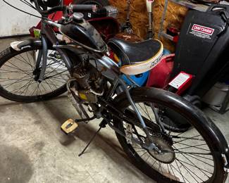 Gas powered bike