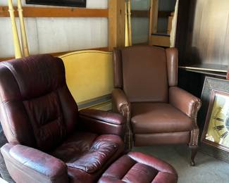 Leather chairs