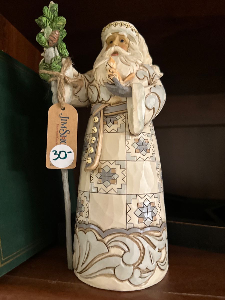 collectible Santa figurine