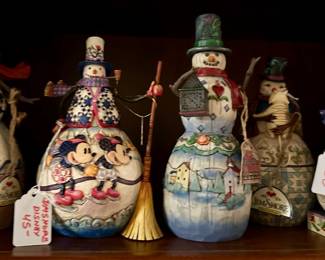Collection of Christmas figurines