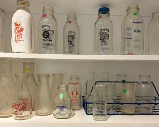 Milk bottles
