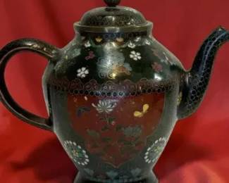 Cloisonne teapot